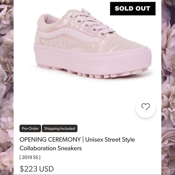 Vans Shoes - 🌸 Vans X Opening Ceremony Iilac Snow